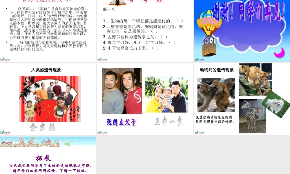 苏教小学科学六下《2.2．生物的变异现象》PPT课件(11)【加微信公众号 jiaoxuewuyou 九折优惠qq 1119139686】.ppt