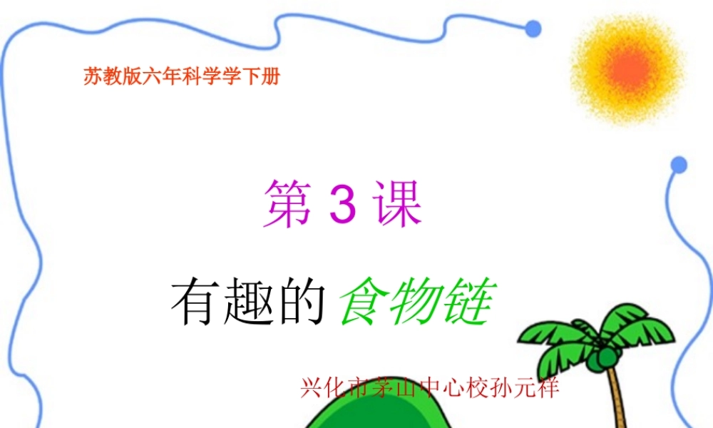 苏教小学科学六下《4.3.有趣的食物链》PPT课件 (6)【加微信公众号 jiaoxuewuyou 九折优惠qq 1119139686】.ppt