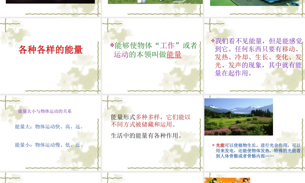 苏教小学科学六下《5.1.各种各样的能量》PPT课件 (4)【加微信公众号 jiaoxuewuyou 九折优惠qq 1119139686】.ppt