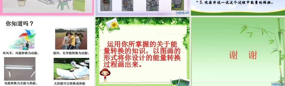 苏教小学科学六下《5.2.能量的转换》PPT课件 (3)【加微信公众号 jiaoxuewuyou 九折优惠qq 1119139686】.ppt