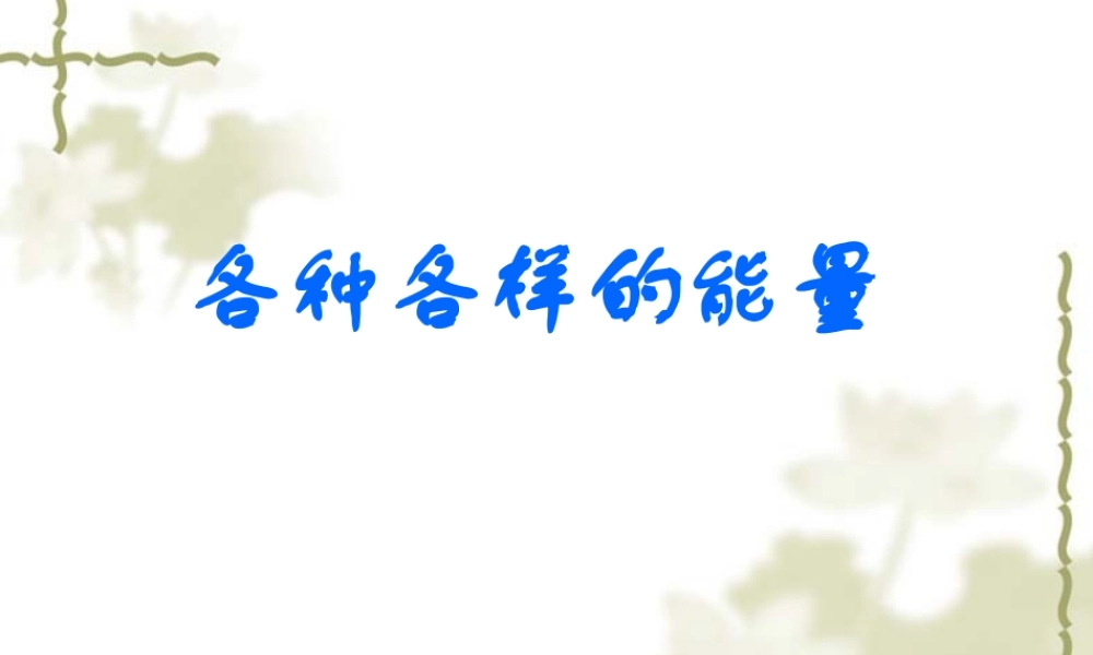 苏教小学科学六下《5.1.各种各样的能量》PPT课件 (2)【加微信公众号 jiaoxuewuyou 九折优惠qq 1119139686】.ppt