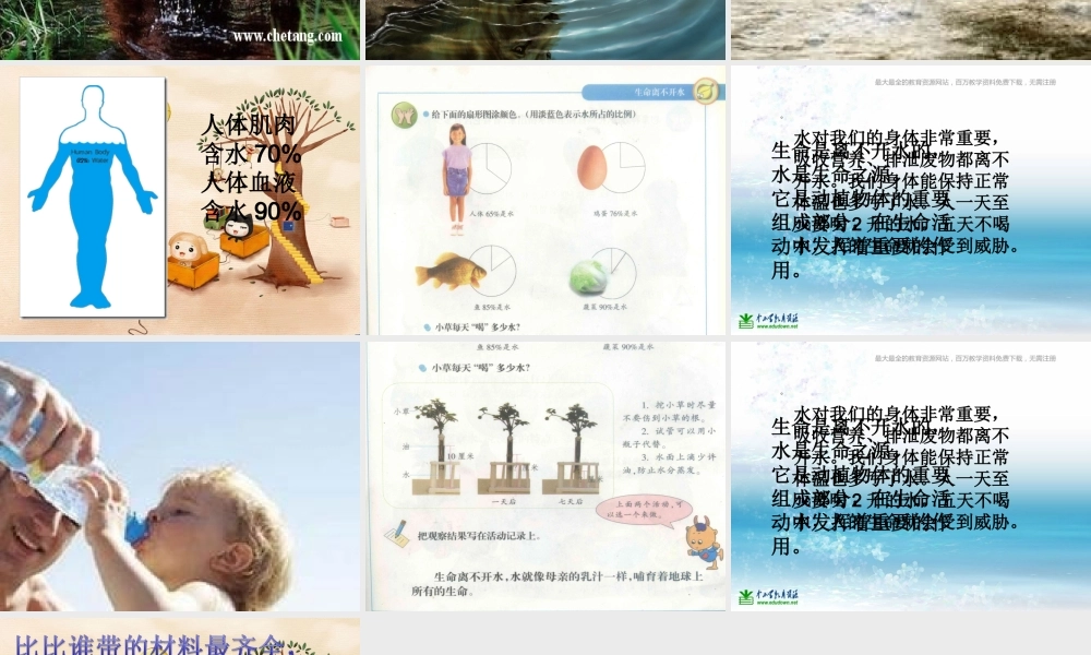 苏教小学科学三上《07生命离不开水》PPT课件(12)【加微信公众号 jiaoxuewuyou 九折优惠qq 1119139686】.ppt