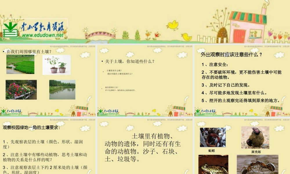苏教小学科学三下《1.1．我们周围的土壤》PPT课件(10)【加微信公众号 jiaoxuewuyou 九折优惠qq 1119139686】.ppt