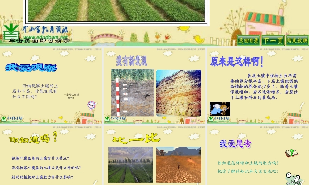 苏教小学科学三下《1.3.肥沃的土壤》PPT课件 (1)【加微信公众号 jiaoxuewuyou 九折优惠qq 1119139686】.ppt