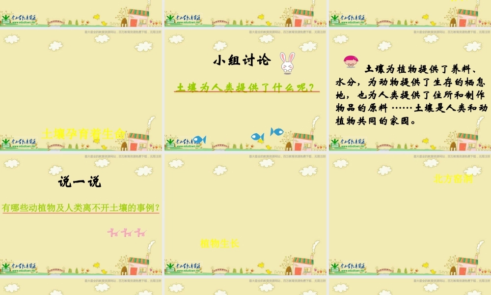 苏教小学科学三下《1.4．土壤的保护》PPT课件(2)【加微信公众号 jiaoxuewuyou 九折优惠qq 1119139686】.ppt