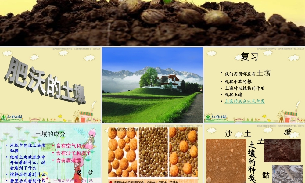 苏教小学科学三下《1.3.肥沃的土壤》PPT课件 (2)【加微信公众号 jiaoxuewuyou 九折优惠qq 1119139686】.ppt