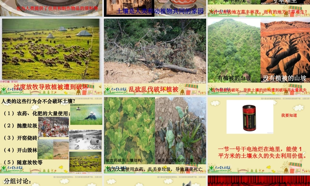 苏教小学科学三下《1.4．土壤的保护》PPT课件(3)【加微信公众号 jiaoxuewuyou 九折优惠qq 1119139686】.ppt