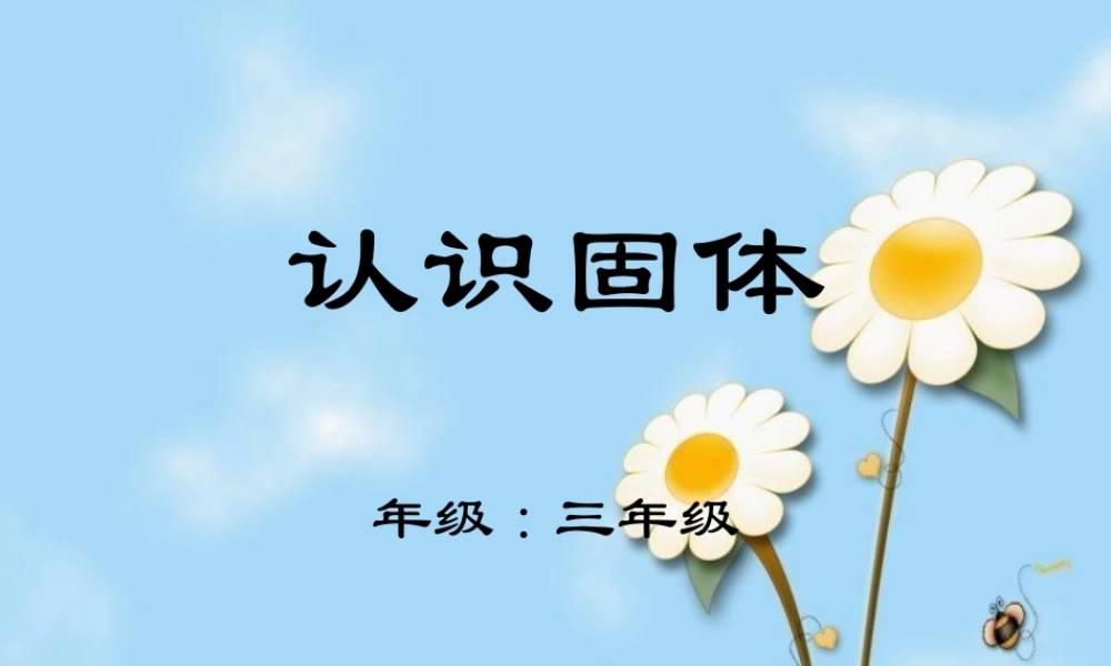 苏教小学科学三下《3.1．认识固体》PPT课件(2)【加微信公众号 jiaoxuewuyou 九折优惠qq 1119139686】.ppt