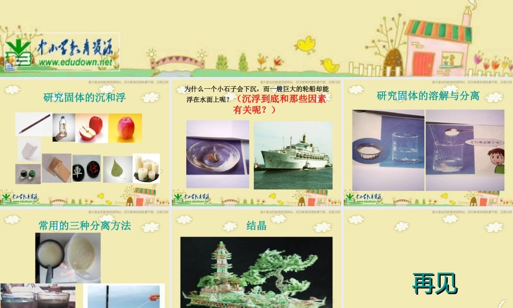 苏教小学科学三下《3.2．把固体放到水里》PPT课件(3)【加微信公众号 jiaoxuewuyou 九折优惠qq 1119139686】.ppt