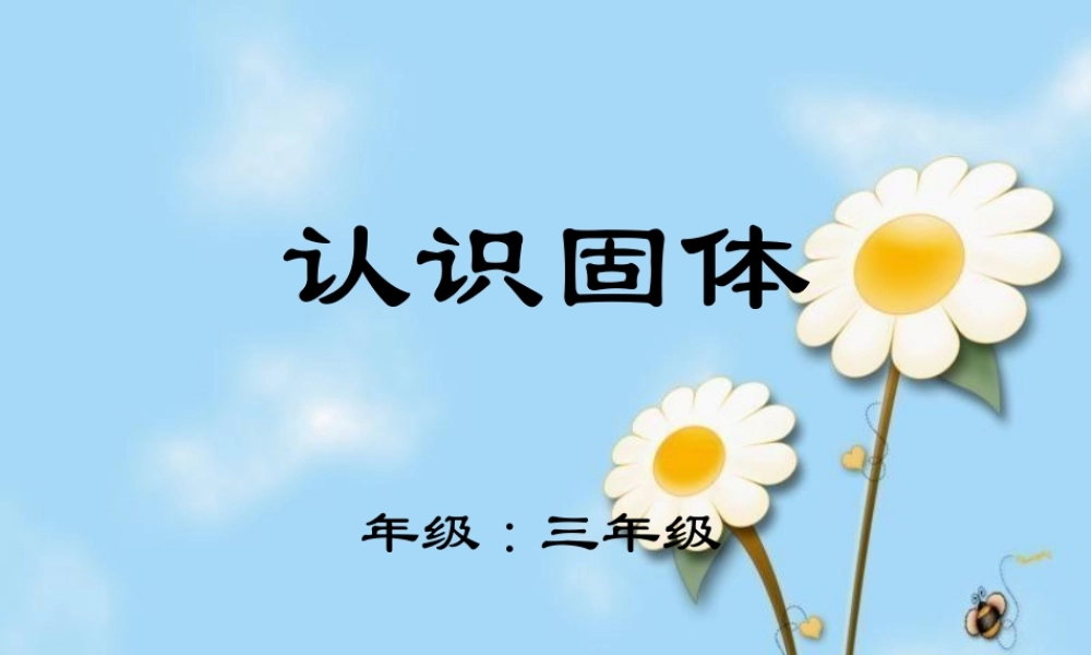 苏教小学科学三下《3.1．认识固体》PPT课件(1)【加微信公众号 jiaoxuewuyou 九折优惠qq 1119139686】.ppt