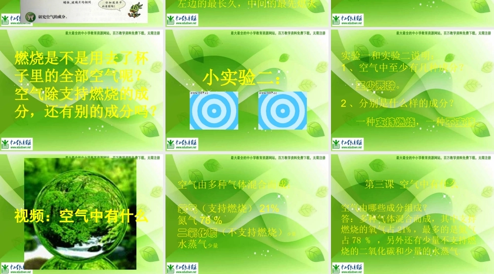 苏教小学科学四上《1.3．空气中有什么》PPT课件(10)【加微信公众号 jiaoxuewuyou 九折优惠qq 1119139686】.ppt