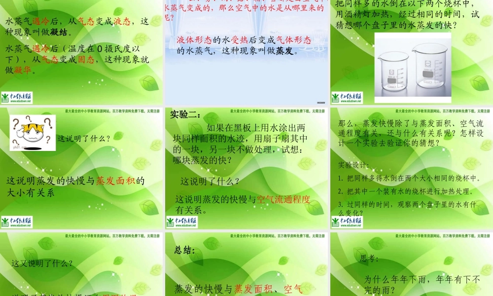 苏教小学科学四上《2.5．水在加热和冷却后》PPT课件(4)【加微信公众号 jiaoxuewuyou 九折优惠qq 1119139686】.ppt