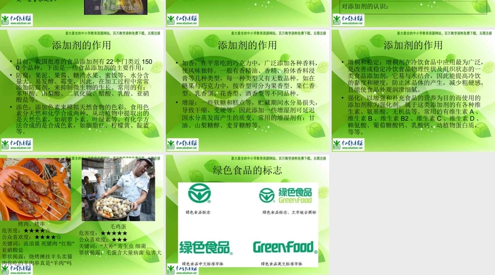 苏教小学科学四上《4.4．我们的食物安全吗》PPT课件(4)【加微信公众号 jiaoxuewuyou 九折优惠qq 1119139686】.ppt