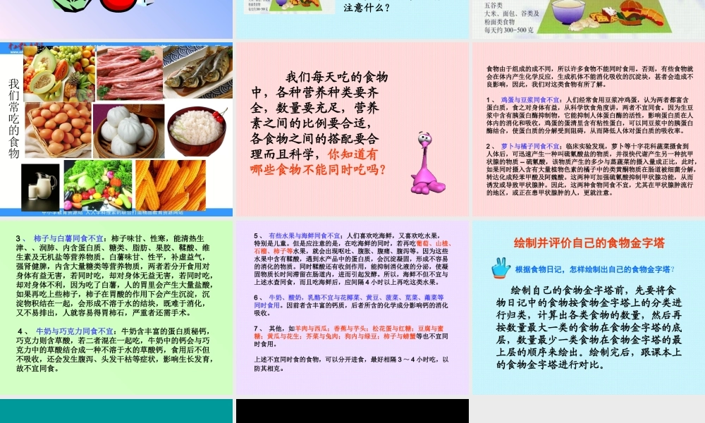 苏教小学科学四上《4.2．怎样搭配食物》PPT课件(1)【加微信公众号 jiaoxuewuyou 九折优惠qq 1119139686】.ppt