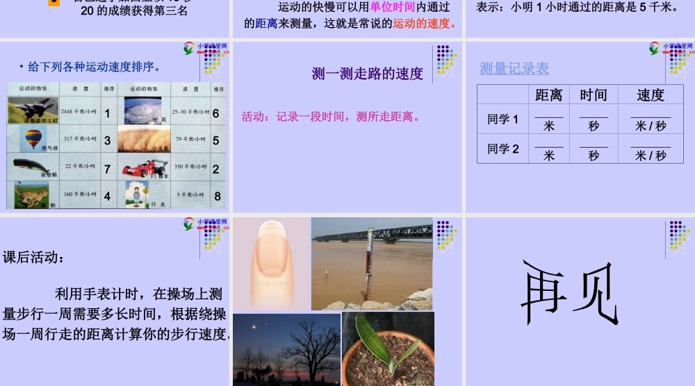 苏教小学科学四下《3.2.运动的快慢》PPT课件 (1)【加微信公众号 jiaoxuewuyou 九折优惠qq 1119139686】.ppt