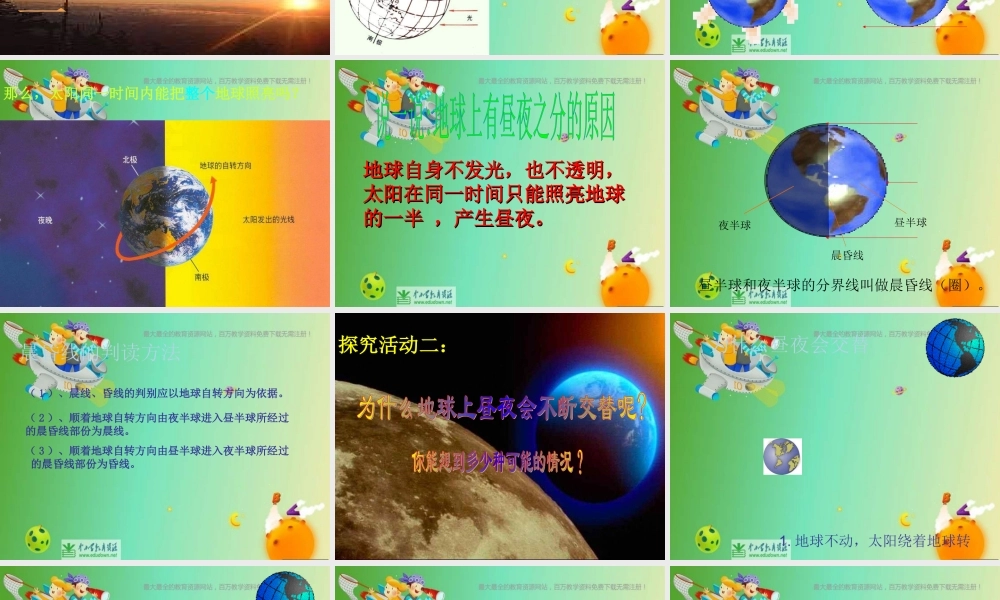 苏教小学科学五上《1.3．昼夜交替》PPT课件(8)【加微信公众号 jiaoxuewuyou 九折优惠qq 1119139686】.ppt