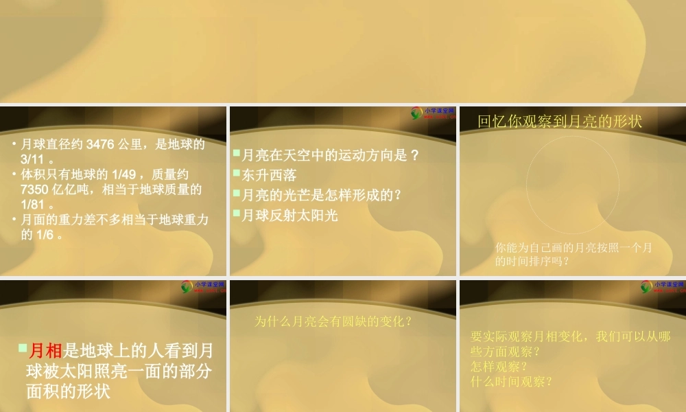 苏教小学科学五上《1.4.看月亮》PPT课件 (4)【加微信公众号 jiaoxuewuyou 九折优惠qq 1119139686】.ppt