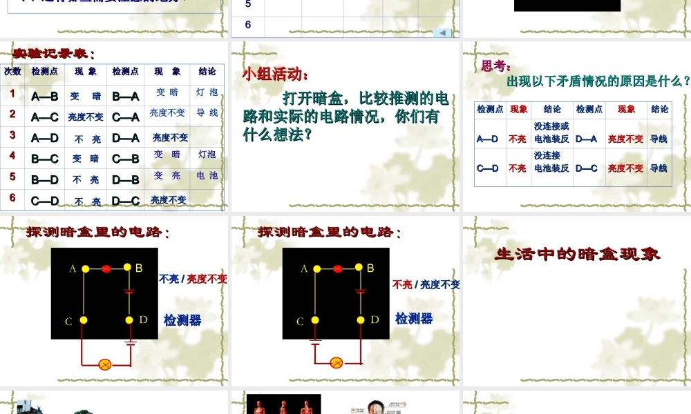 苏教小学科学五上《3.3．探测暗盒里的电路》PPT课件(3)【加微信公众号 jiaoxuewuyou 九折优惠qq 1119139686】.ppt