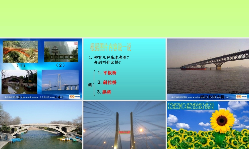 苏教小学科学五下《2.3．建桥梁》PPT课件(7)【加微信公众号 jiaoxuewuyou 九折优惠qq 1119139686】.ppt