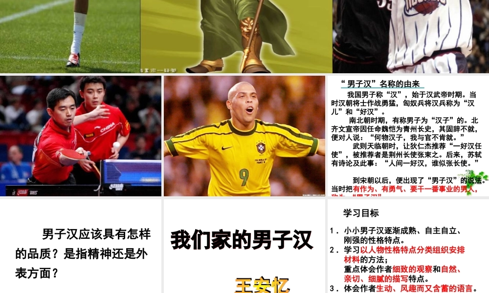 语文五年级下人教新课标选读6《我们家的男子汉》课件5.ppt