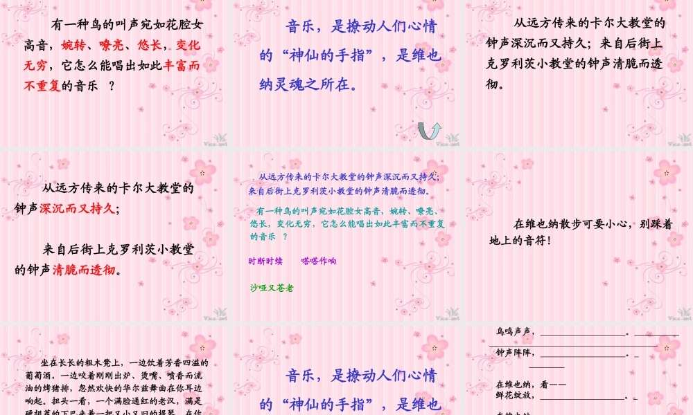 语文五年级下人教新课标选读8《维也纳生活圆舞曲》课件5.ppt