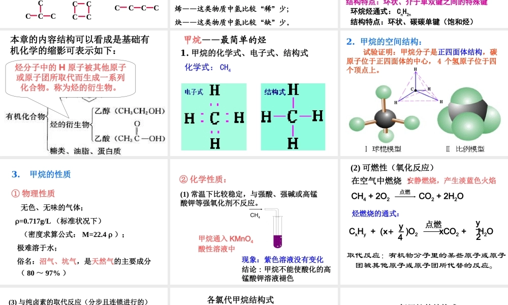 《第3章 有机化合物》知识点梳理.ppt