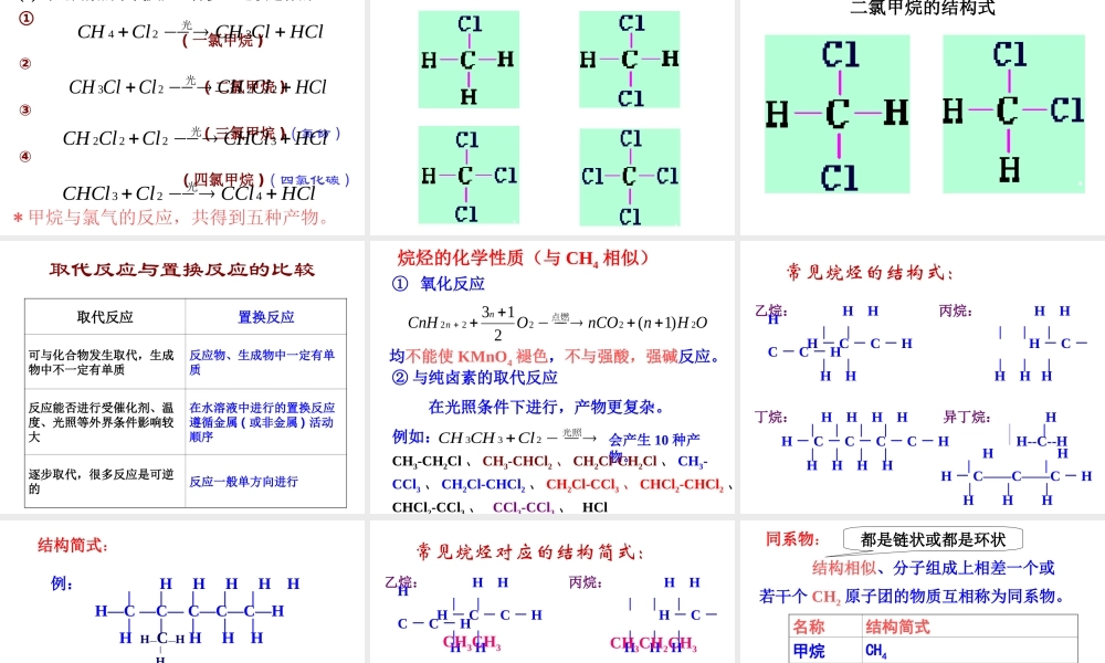 《第3章 有机化合物》知识点梳理.ppt