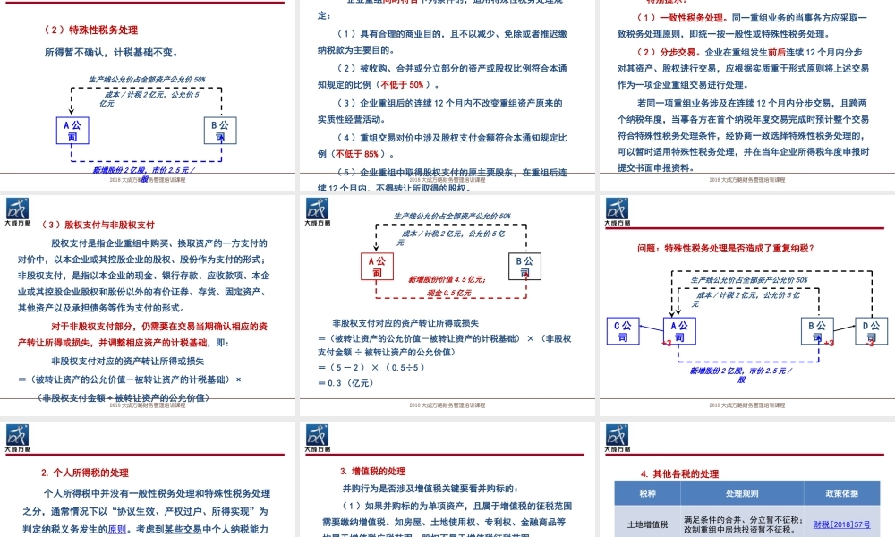 《企业并购税务陷阱实战解读》.ppt