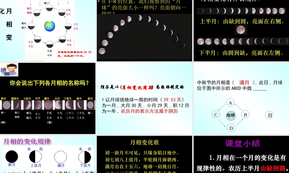 3.2月相变化 何莹莹.ppt