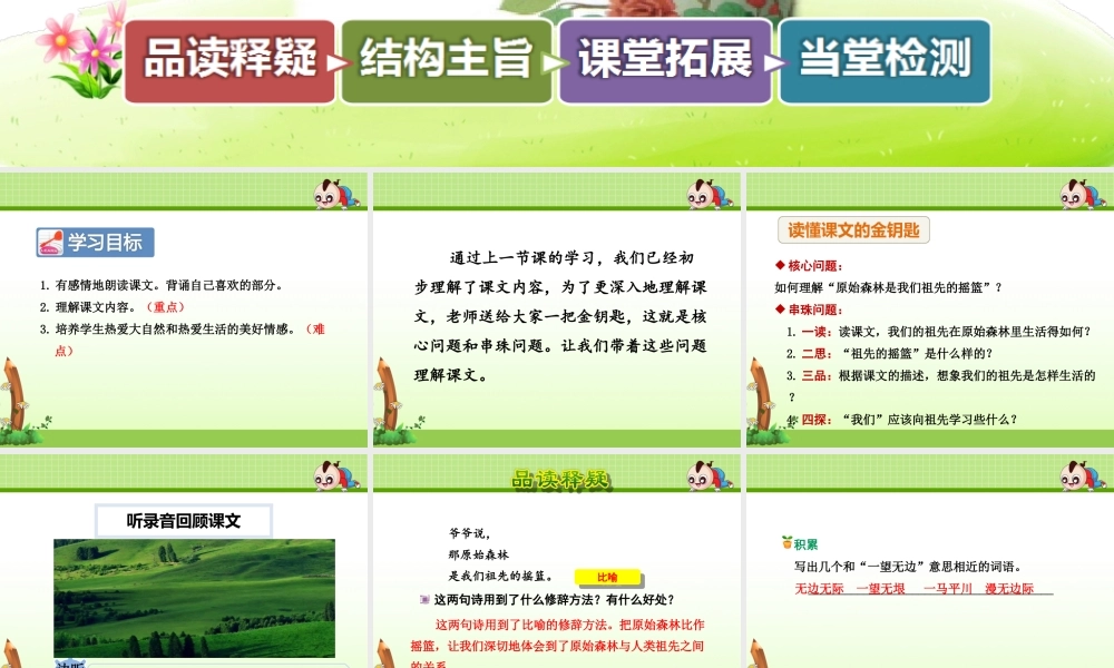 23.祖先的摇篮【第2课时】.ppt