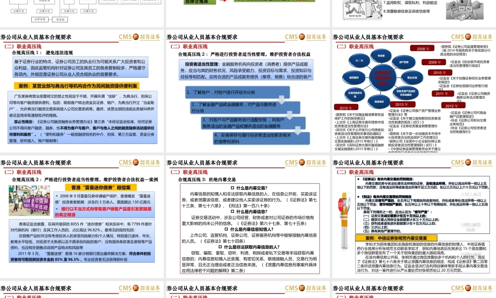 20170416-2017年4月重庆地区营业部合规培训-叶春燕.ppt