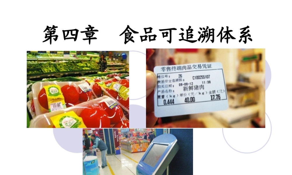 第4章 食品可追溯体系2012.ppt