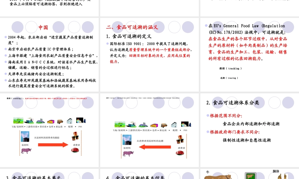 第4章 食品可追溯体系2012.ppt