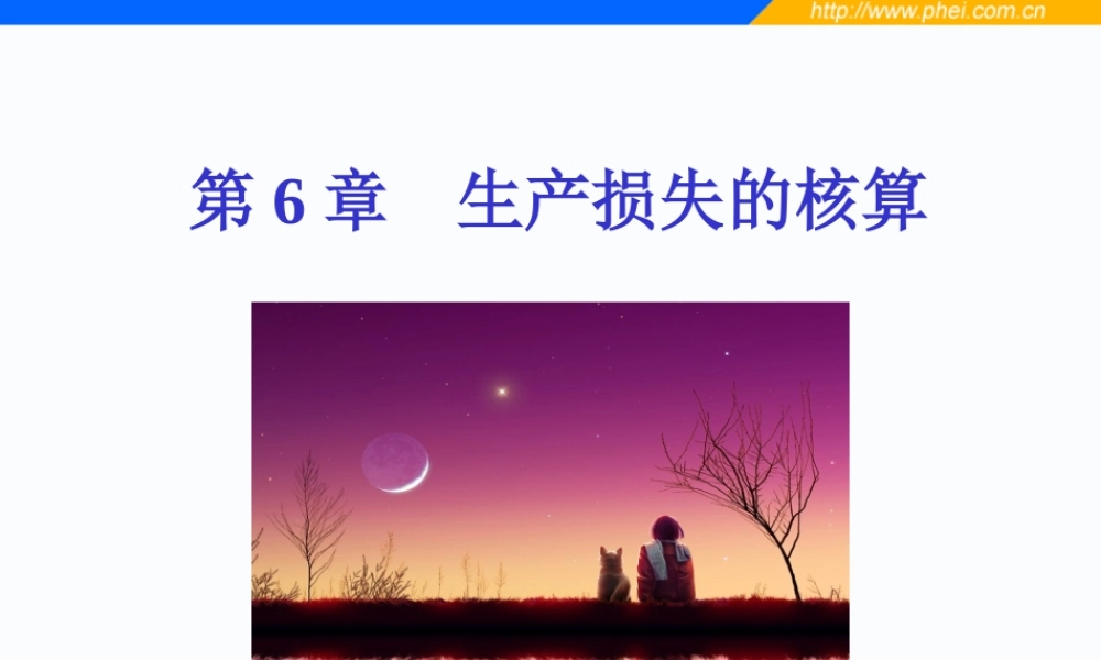 第06章 生产损失的核算.ppt