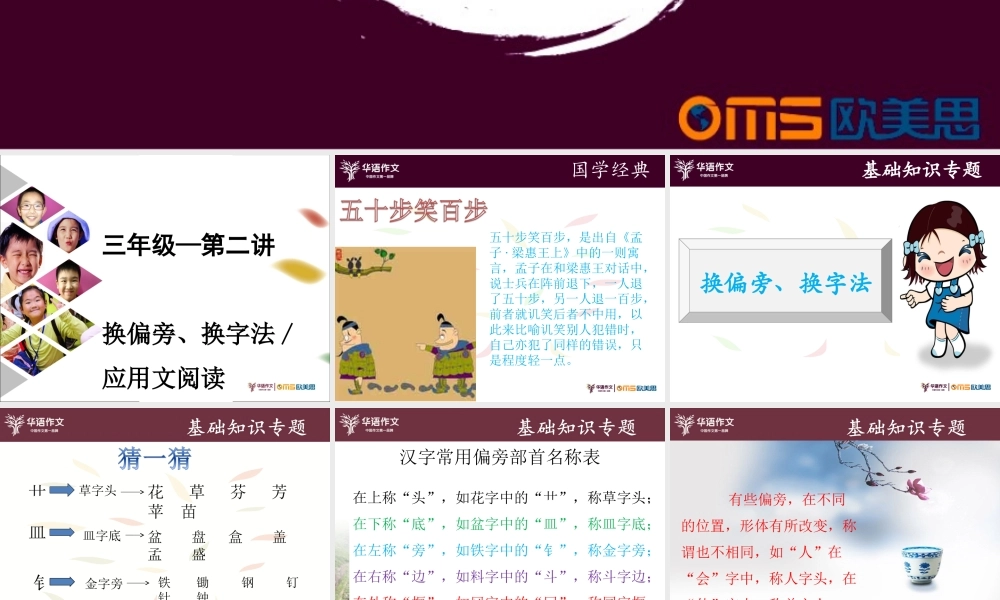 第二讲 换偏旁、换字法应用文阅读.ppt