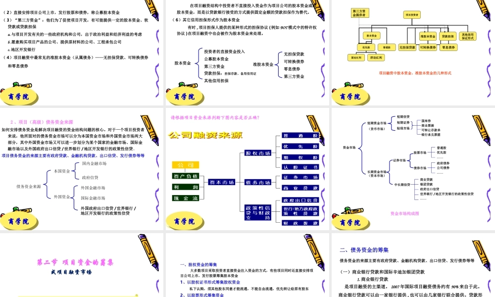 第五章 项目融资的资金结构.PPT