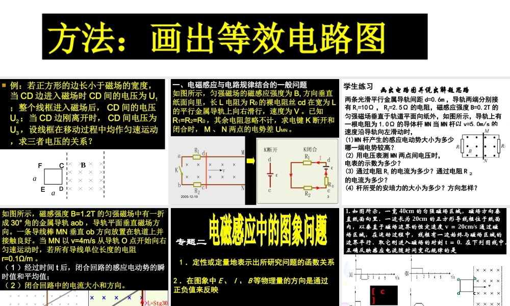 电磁感应电路试听专题问题(1).ppt