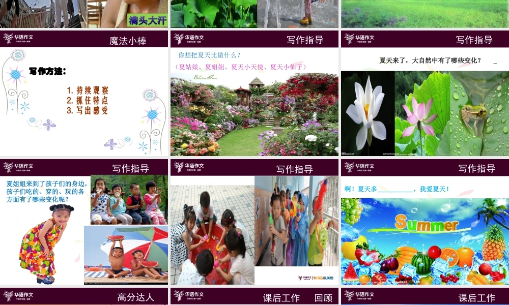 二年级暑假第五讲美丽的四季.ppt
