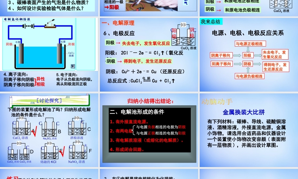 高中化学 4.3《电解池》课件2 新人教版选修4.ppt