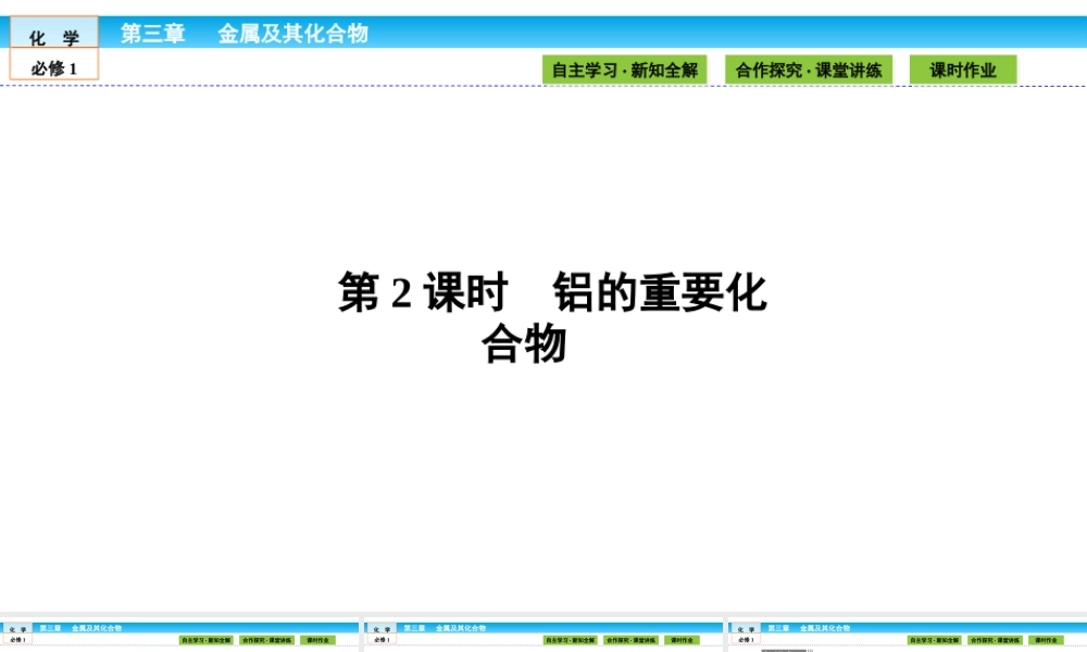 高中化学（人教版）必修1课件：第三章 金属及其化合物 3.2.2.ppt