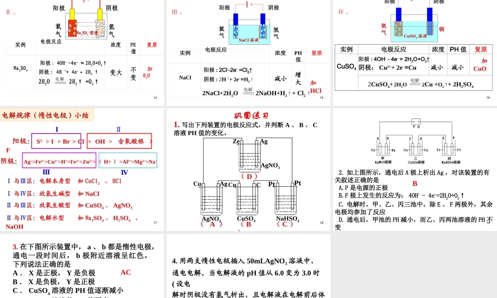 高中化学选修4课件--18电解池1.ppt