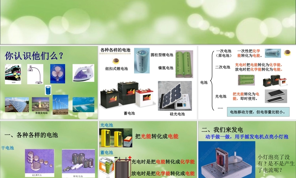 六上三7电能从哪里来何莹莹.ppt