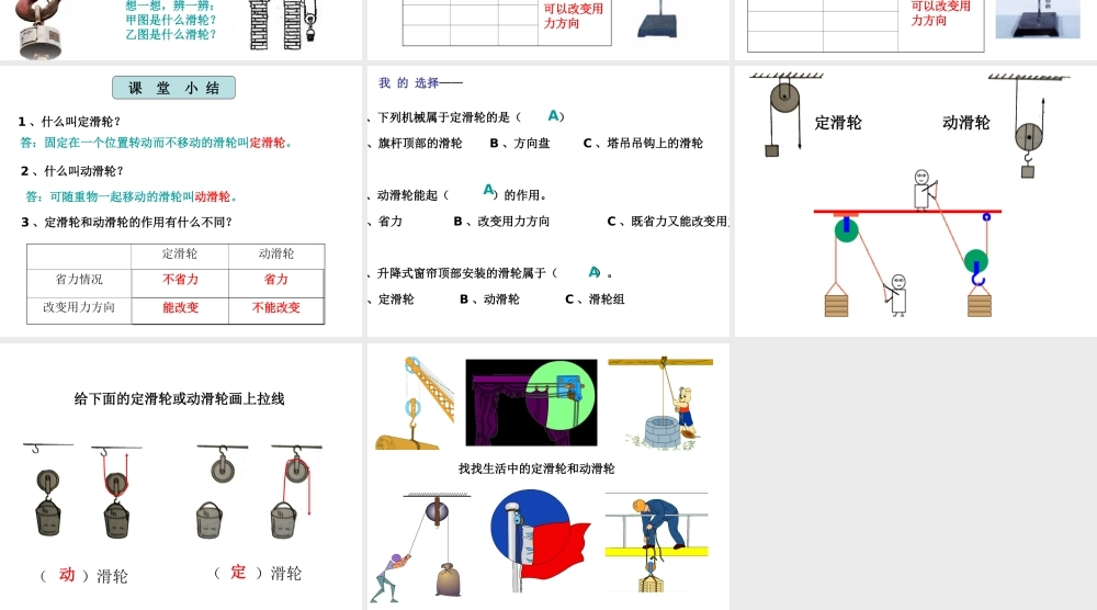 六上一5定滑轮和动滑轮何莹莹.ppt