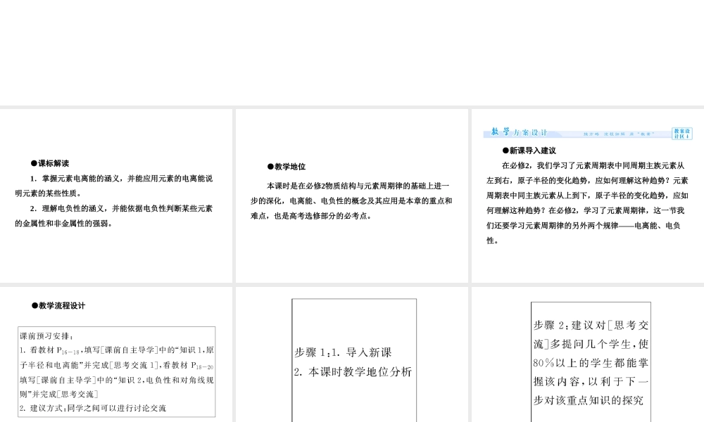 人教版高中化学选修三 1.2 原子结构与元素的性质第2课时（课件1）.ppt
