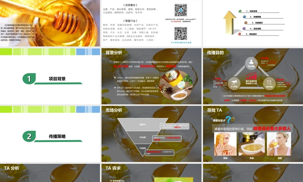 汪氏蜂蜜园直播活动策划.ppt