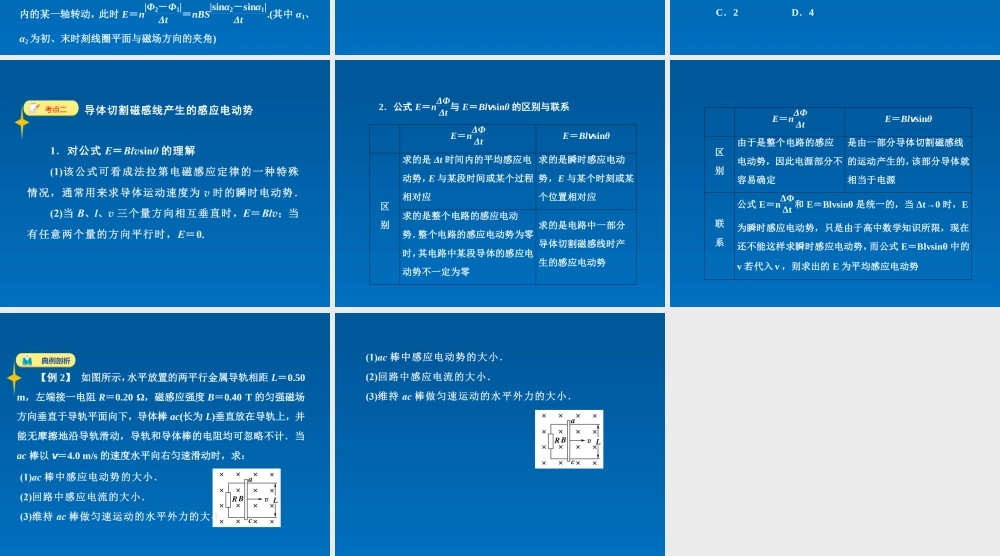 专题 法拉第电磁感应定律(1).ppt