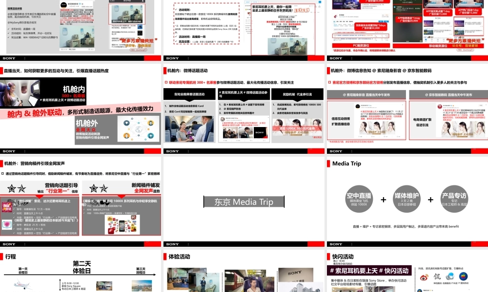 【sony】索尼MDR-圣诞空中直播及东京Media Trip方案-27P.pptx