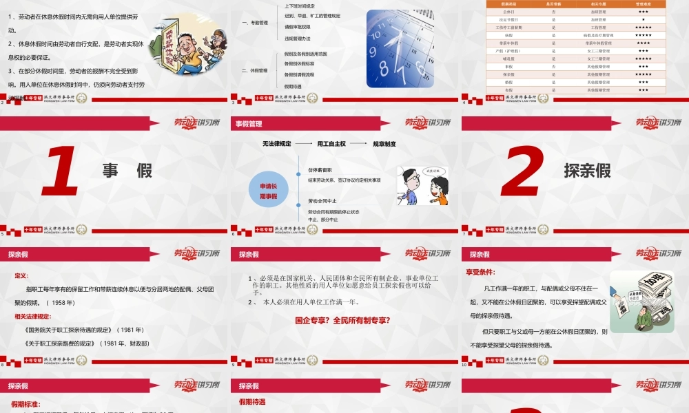 5.11其他休假——劳动法讲习所.pptx