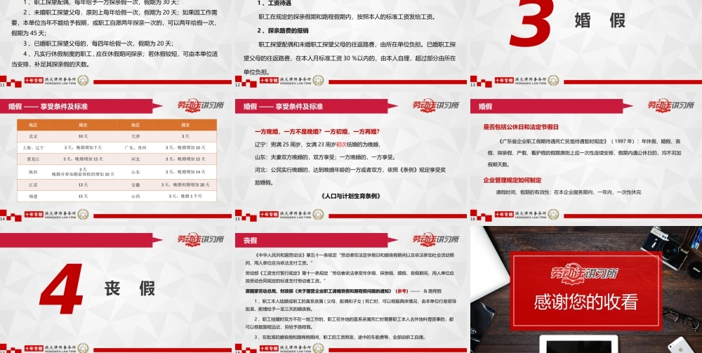 5.11其他休假——劳动法讲习所.pptx