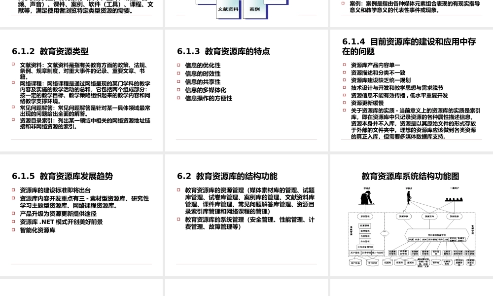 6 第六章 教育资源库设计与开发.pptx